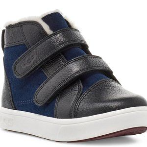 Ugg Navy Rennon High Top Sneaker: Size 8